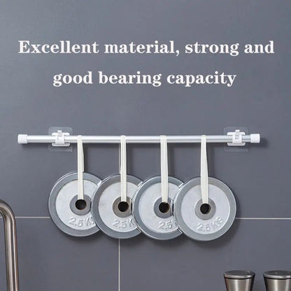 Adjustable Nail - Free Self Adhesive Curtain Rod Clip - Xnest
