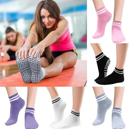 Non - slip Pilates Yoga Athletic Grip Socks for Women - Xnest
