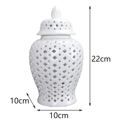 Hamptons Style Hollow Ginger Jar - Xnest