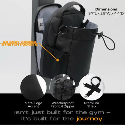 Magnetic Water Bottle Pouch Bag for Gym Outdoor Sports - Xnest
