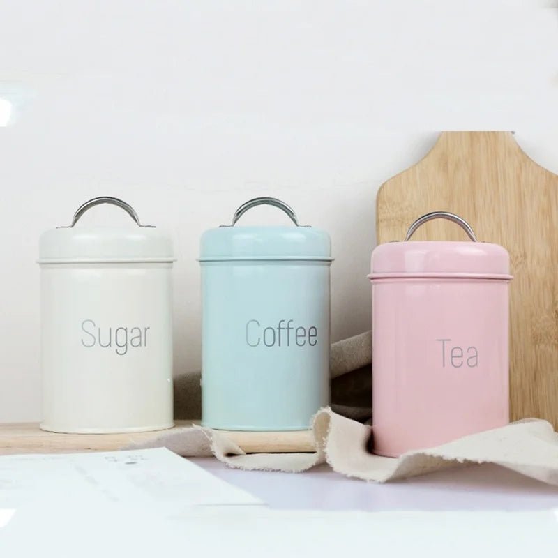 Metal Storage Jar for Tea Coffee Sugar - Xnest