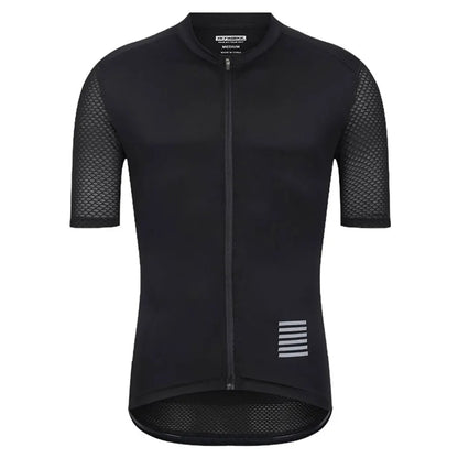 Short Sleeve Reflective Cycling Jersey for Men - Xnest