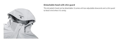 Waterproof Windproof 3 in 1 Hiking Jacket Warm Fleece Hooded Snow Ski Jacket - Xnest