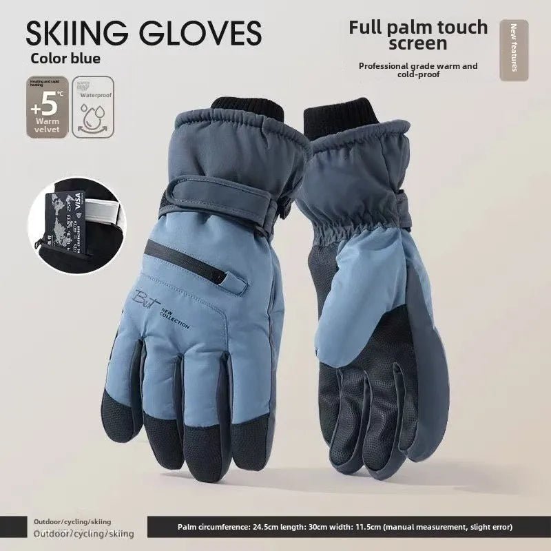 Non - Slip Waterproof Winter Cycling Ski Gloves - Xnest