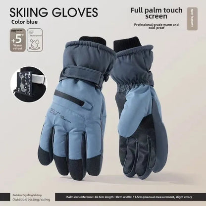 Non - Slip Waterproof Winter Cycling Ski Gloves - Xnest