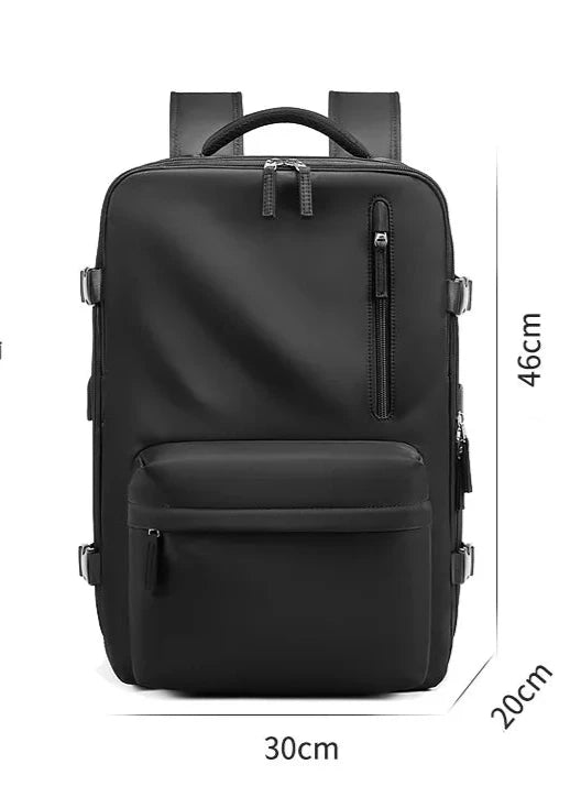 35L Travel Backpack Women Laptop Business Backpacks Multifunctional USB Charging with Shoes Pocket - Xnest