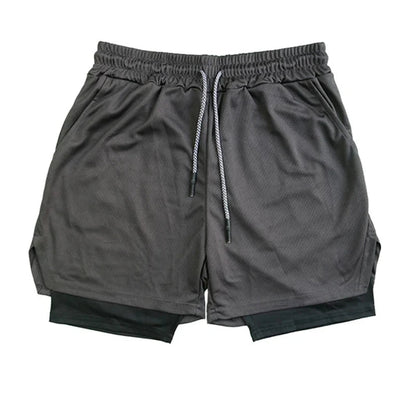Men's Multi Pocket Fitness Running Shorts - Xnest