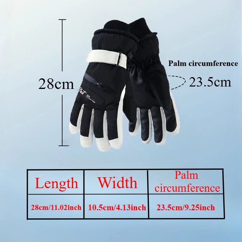 Non - Slip Waterproof Winter Cycling Ski Gloves - Xnest