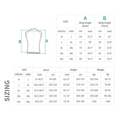 WOSAWE Winter Cycling Gilet for Men - Xnest