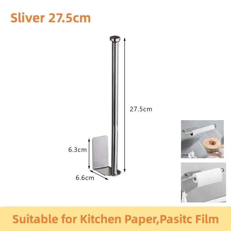 Self Adhesive Stainless Steel Paper Towel Holder - Xnest