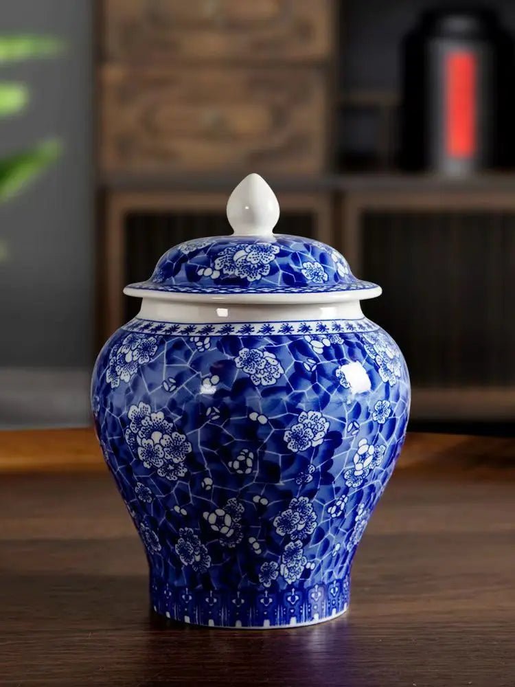 Blue and White Porcelain Ceramic Tea Pot - Xnest