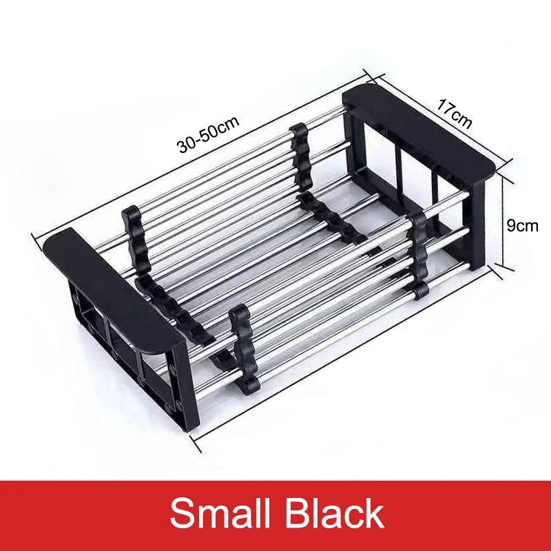 Stainless Steel Extendable Dish Drying Rack - Xnest