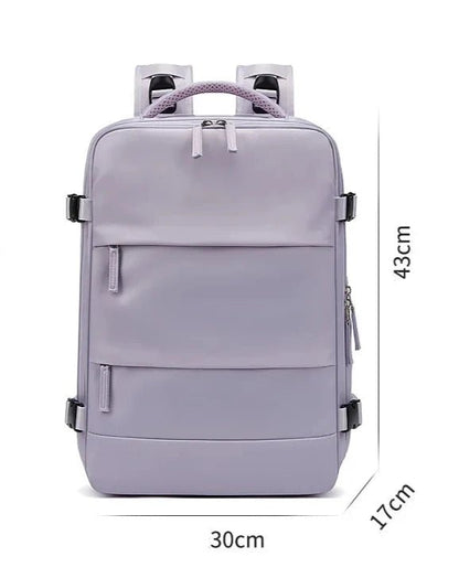 35L Travel Backpack Women Laptop Business Backpacks Multifunctional USB Charging with Shoes Pocket - Xnest