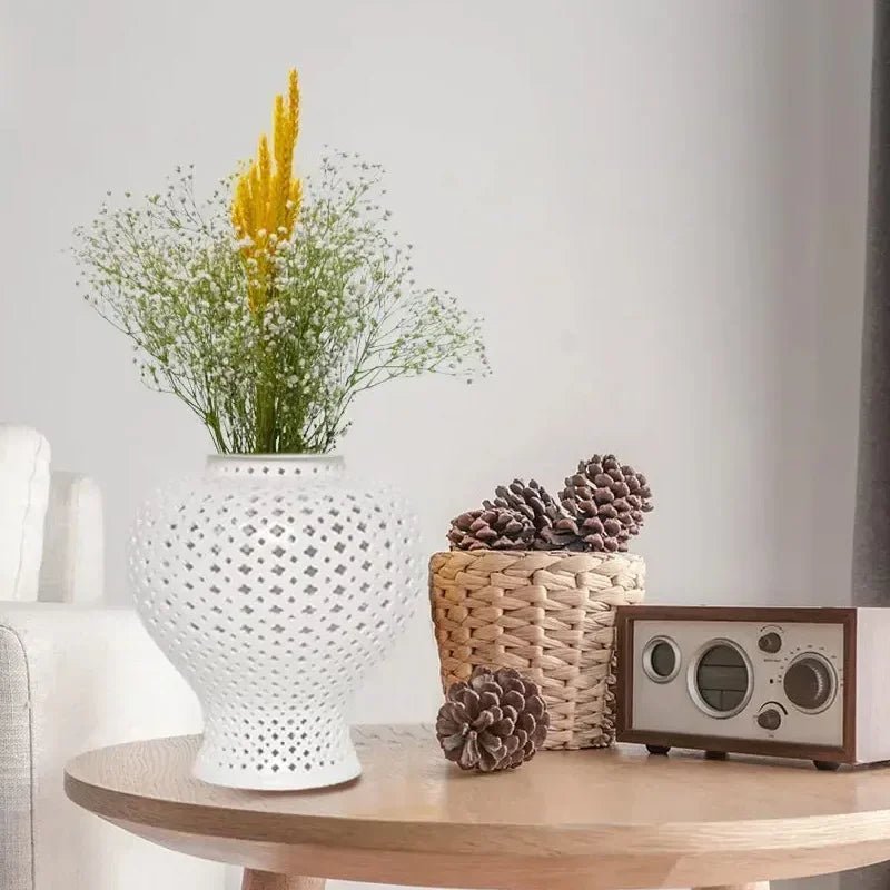 Hamptons Style Hollow Ginger Jar - Xnest