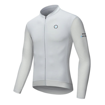 Slim Fit Breathable Men's Long Sleeve Cycling Jersey - Xnest