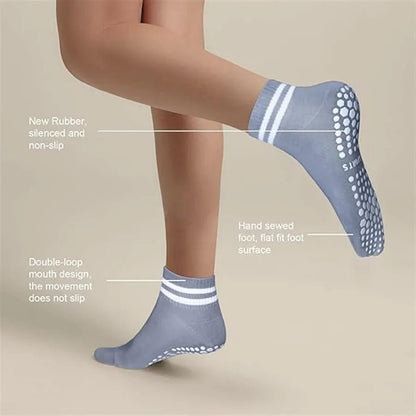 Non - slip Pilates Yoga Athletic Grip Socks for Women - Xnest