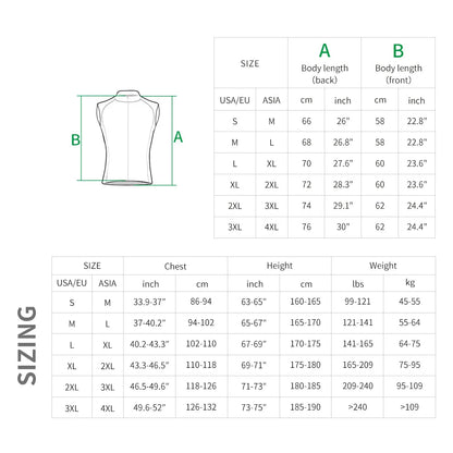 WOSAWE Ultralight Windproof Men's Cycling Vest - Xnest