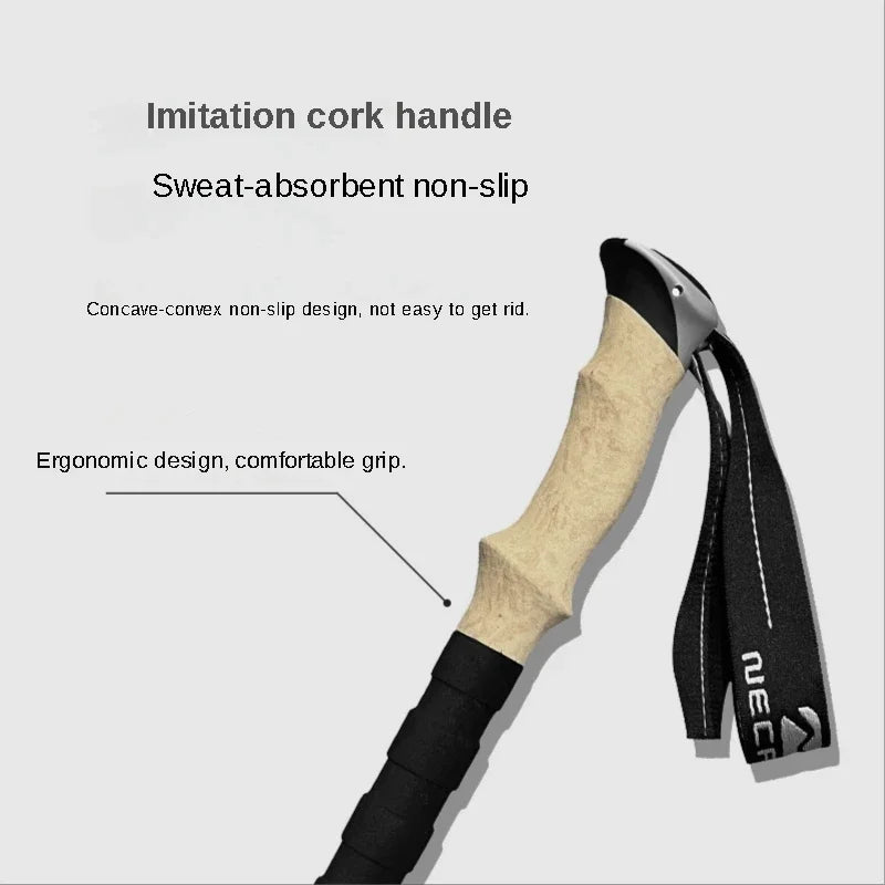 2PCS Telescopic Trekking Poles Walking Sticks - Xnest