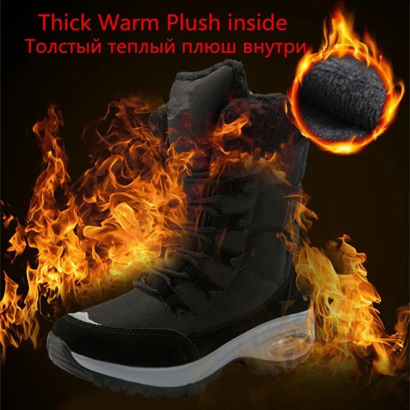 Women's Waterproof Winter Snow Boots - Xnest