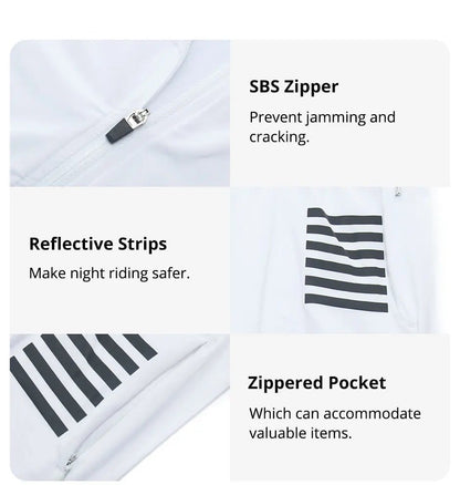 Short Sleeve Reflective Cycling Jersey for Men - Xnest
