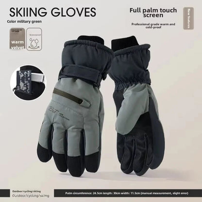 Non - Slip Waterproof Winter Cycling Ski Gloves - Xnest