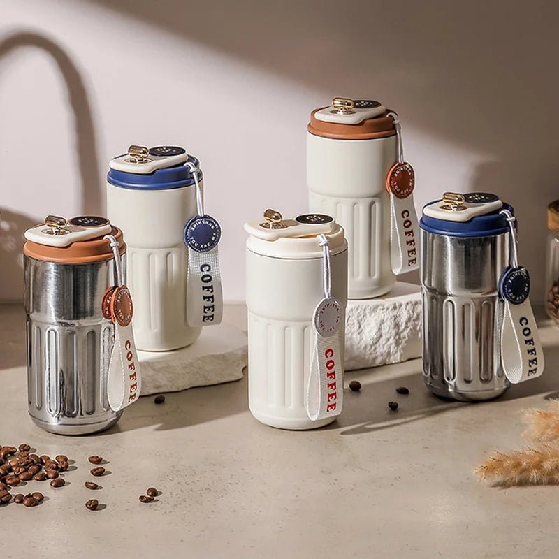 450ml Smart Temperature Display Thermos Bottle Stainless Steel Vacuum Cup - Xnest