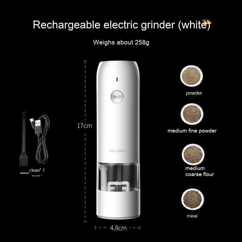 Rechargeable Electric Pepper And Salt Grinder Set - Xnest