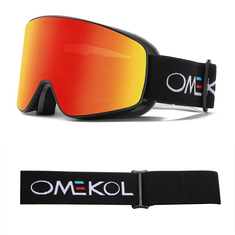 OMEKOL NEW Double Layer Anti - Fog Ski Goggles - Xnest