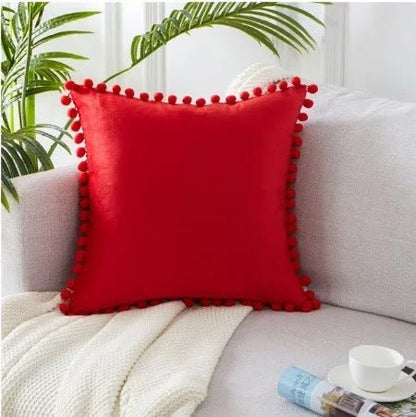 Velvet Solid Color Cushion Cover - Xnest