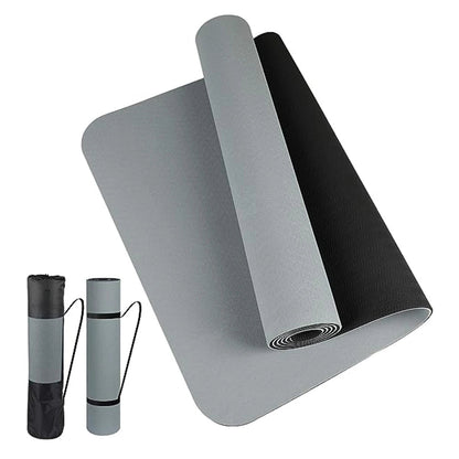 Thick two - color, non - slippery, high quality TPE yoga mat - Xnest