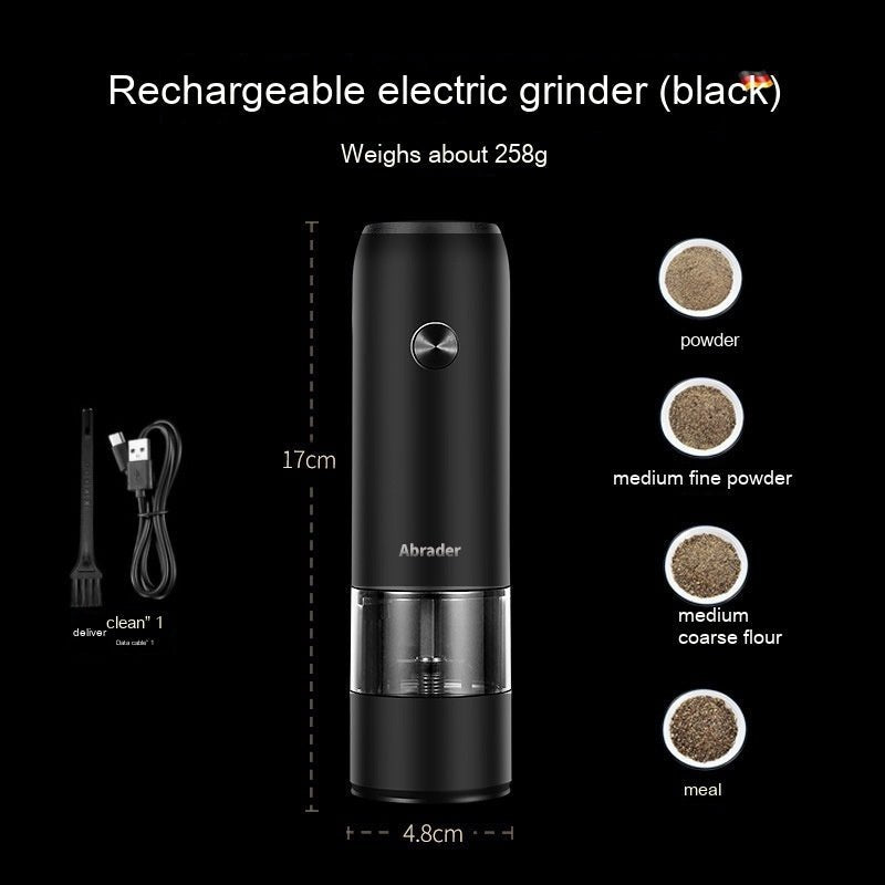 Rechargeable Electric Pepper And Salt Grinder Set - Xnest
