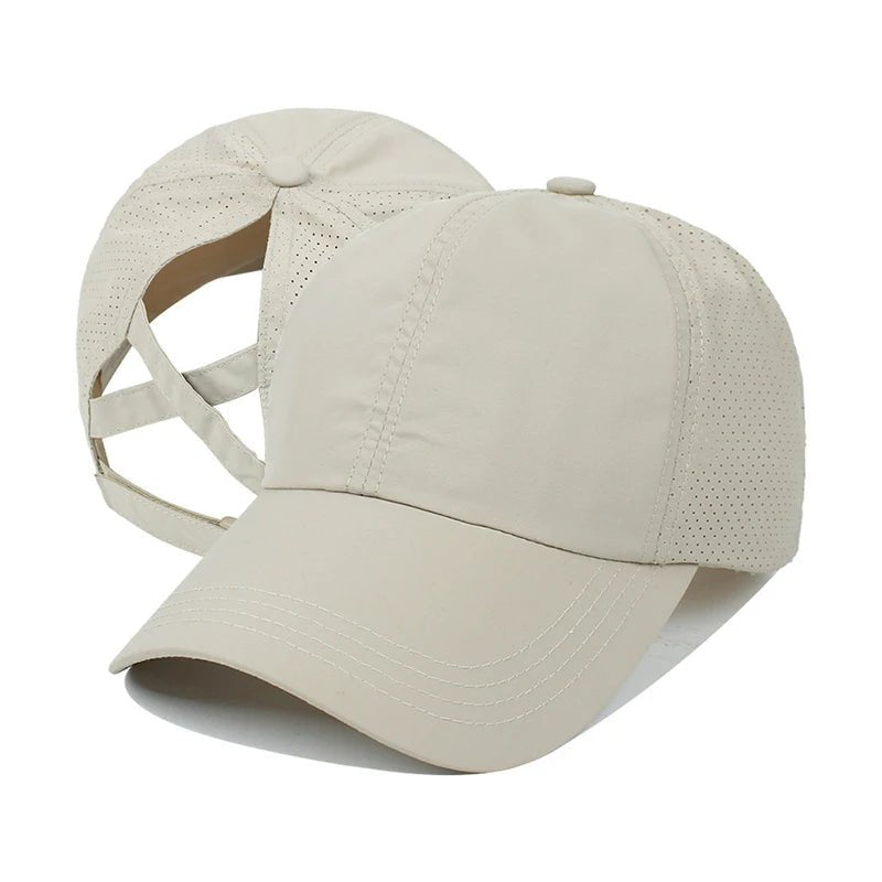 Solid Color Baseball Golf Sport Leisure Caps for Women - Xnest