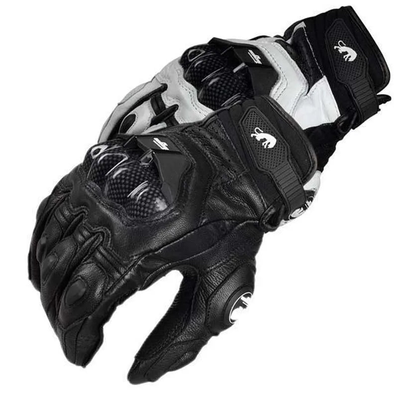 Genuine Leather Motorcycle Gloves for Men - Xnest