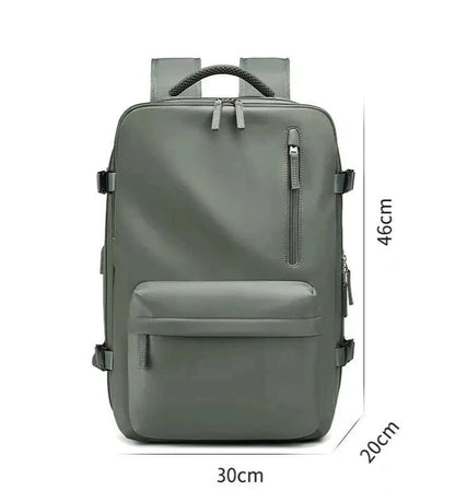 35L Travel Backpack Women Laptop Business Backpacks Multifunctional USB Charging with Shoes Pocket - Xnest