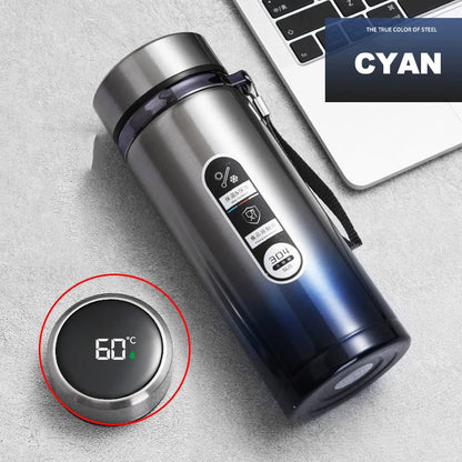 500ML - 1Liter Stainless Steel Thermos Bottle with LED Temperature Display - Xnest