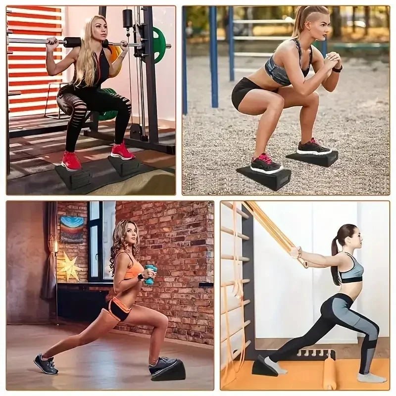 3pcs Adjustable Yoga Wedge Stretch Slant Boards - Xnest