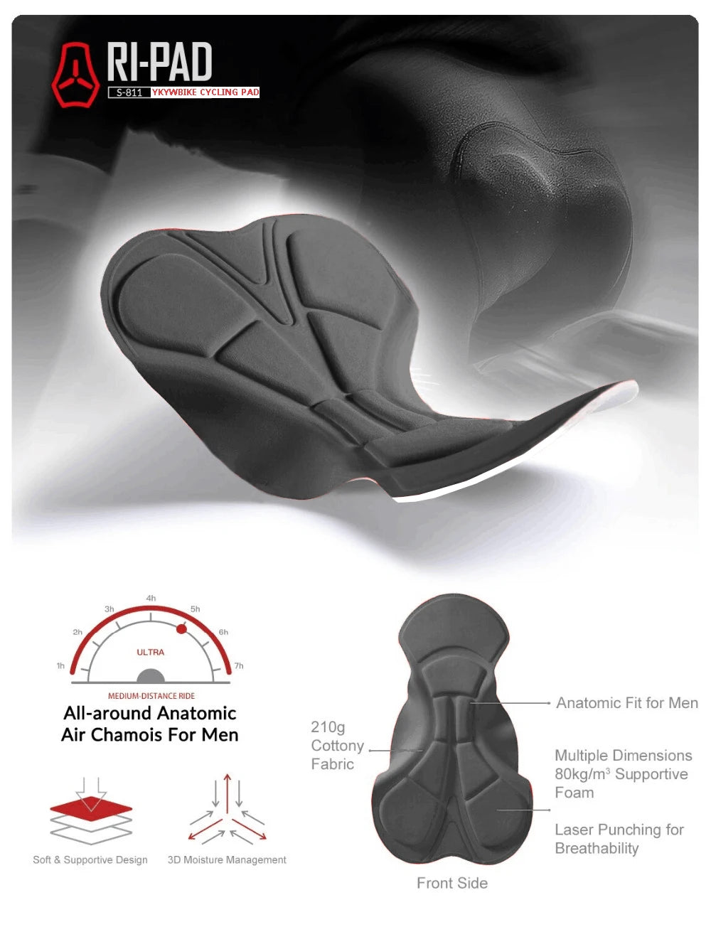 YKYWBIKE Cycling Bib Shorts for Men - Xnest